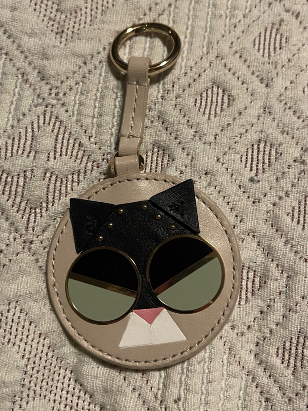 HTF Kate Spade Spademals cat keychain!
